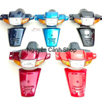 Đầu đèn xe wave 110 thái ,,có luôn mặt nạ màu [ đỏ tươi ]