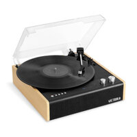 Đầu đĩa than tích hợp Loa Victrola The Eastwood, Hộp mực AT-3600LA, Bluetooth, (33-1/3, 45, 78 RPM)