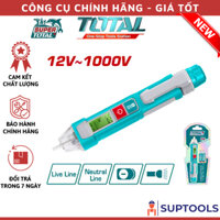 Đầu dò điện áp AC TOTAL THT210003 báo động bằng âm thanh và ánh sáng (Đồ nghề)