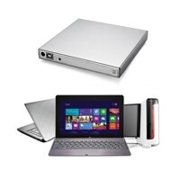 Đầu đọc đĩa CD-RW DVD thiết kế dùng rời kết nối cổng USB dành cho máy tính/laptop