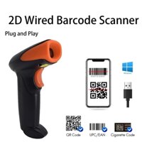 Đầu đọc mã vạch cầm tay USB 1D 2d có dây Máy quét mã QR có dây