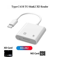 Đầu đọc thẻ 2 trong 1 Type-C iOS sang XD-Picture Mark 2 cho Bộ chuyển đổi thẻ OLYMPUS XD M2 USB C Bộ chuyển đổi thẻ nhớ tốc độ cao