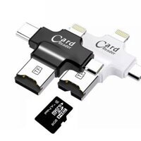 Đầu đọc thẻ 4 in 1 OTG, USB, TYPE - C, IOS