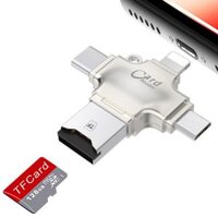 Đầu đọc thẻ 4 in 1 OTG, USB, TYPE - C, IOS Card Reader