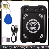 Đầu đọc thẻ Chip thông minh RFID Máy photocopy + Móc khóa UID Đầu đọc chìa khóa mã hóa IC 13.56Mhz RFID Token Clone Duplicator