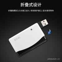 Đầu đọc thẻ đa năng SSK Biao Wang SCRM057 Pentium II USB 2.0 nhỏ gọn dễ mang theo hỗ trợ đọc và ghi thẻ SD/TF/CF/MS