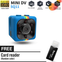 [Đầu đọc thẻ miễn phí WIth] Camera mini sq11 siêu nhỏ bé hành trình xe máy phượt – Camera hành trình full hd 1080p chống rung chống nước+