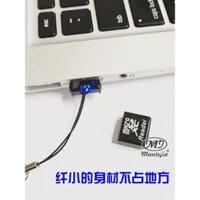 Đầu đọc thẻ mini siêu nhỏ, lắp thẻ TF vào thẻ nhớ USB, gắn trên ô tô với đèn LED, phổ biến cho máy tính, DJ, nhảy vuông