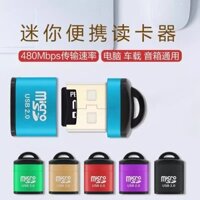 Đầu đọc thẻ mini, thẻ SD, thẻ TF, thẻ nhớ, chuyển đổi tốc độ cao, máy ảnh kỹ thuật số đơn giản, đầu đọc thẻ TF ô tô, USB 2.0 tốc độ cao, đầu đọc thẻ U đa năng, MP3, loa tốc độ cao