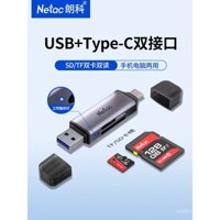 Đầu đọc thẻ Netac, thẻ SD, thẻ TF 2-in-1, bộ chuyển đổi đọc tốc độ cao USB 3.0 10k tốc độ cho thẻ nhớ Dash Cam, thẻ lưu trữ trong, điện thoại di động, máy tính, máy ảnh DSLR, máy ảnh không gương lật đa năng