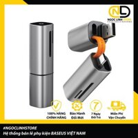 Đầu đọc thẻ nhớ Baseus mini SD / micro SD / TF card reader USB / USB Type C plug 5Gbps gray