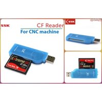 Đầu đọc thẻ nhớ CF Compact Flash Memory Card chính hãng SSK SCRS028. Đọc thẻ CF máy CNC, máy ảnh