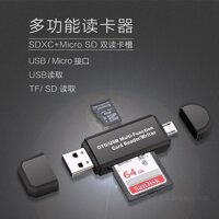 Đầu Đọc Thẻ Nhớ đa năng Cao Cấp USB2.0 TF Thẻ Micro SD cho Điện Thoại Android Máy Tính Nối Dài Đầu