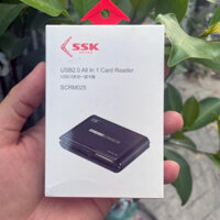 Đầu đọc thẻ nhớ đa năng SSK SCRM025 Card Reader III - Hỗ trợ chuẩn thẻ CF/ M2 / MicroSD / XD / SD / MMC/ MS