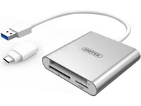 Đầu đọc thẻ nhớ đa năng USB 3.0 USB-C - Đầu đọc tất cả thẻ nhớ USB 3.0 USB-C Unitek - Card Reader USB 3.0 Unitek