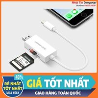 Đầu đọc thẻ nhớ iPhone / iPad / iPod chuẩn MFi chính hãng Ugreen 30612