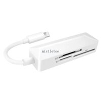 Đầu đọc thẻ nhớ Mini MIS Đầu đọc thẻ 3 trong 1 Đầu đọc thẻ Ios8Pin Đầu đọc thẻ TFSD XD Đầu đọc thẻ 3 trong 1 cho máy tính xách tay Điện thoại Máy tính bảng
