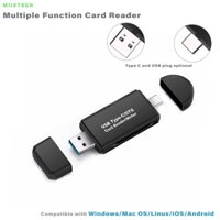 Đầu Đọc Thẻ Nhớ SD / Micro SD / TF / CF SD3.0 / 4.0 UHS-Iuhs-Ii Cổng USB 3.0 / USB2.0 / Type C / Micro USB 3.0