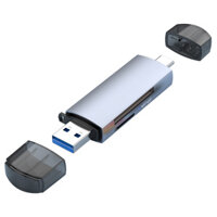 Đầu đọc thẻ nhớ SD TF cho điện thoại IP, Android, PC, Mac, Laptop, đầu đọc thẻ nhớ đa năng 2in1, 3in1