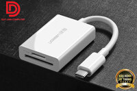 Đầu Đọc Thẻ Nhớ SD/TF 4.0 Ugreen 40864 Cho Cổng USB Type C Trên Macbook