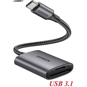 Đầu đọc thẻ nhớ SD/TF chuẩn USB 3.1 Ugreen 80888