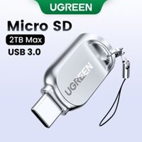Đầu Đọc Thẻ Nhớ UGREEN TF USB C Micro SD Cổng USB 3.0 Type C OTG