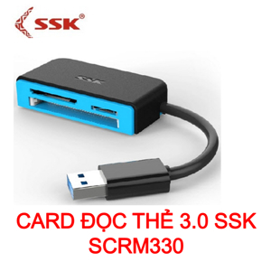 Đầu đọc thẻ nhớ USB 3.0 SSK SCRM330