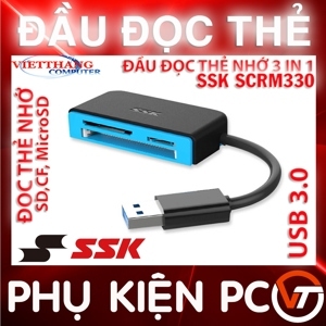 Đầu đọc thẻ nhớ USB 3.0 SSK SCRM330