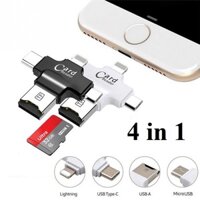 Đầu đọc thẻ nhớ USB, TYPE-C, IOS dùng cho điện thoại Android, ios và Máy tính