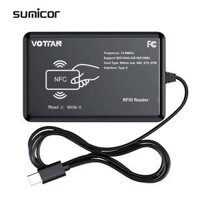 Đầu Đọc Thẻ rfid 13.56mhz Hỗ Trợ iso 14443-a / b protocol, Thẻ ic iso15693 protocol s50 s70 atm mifare Kèm Cửa Sổ / linux /