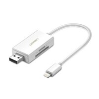 Đầu đọc thẻ SD/TF Chuẩn Lighning và USB Ugreen 30612