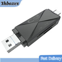 Đầu đọc thẻ Thboxes Usb3.0 Type-c Bộ đọc thẻ nhớ thông minh Tương thích cho / phụ kiện máy tính