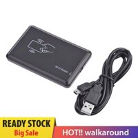 Đầu đọc thẻ thông minh EM ID Đầu đọc thẻ RFID Cổng USB để kiểm soát truy cập chấm công [walkaround.vn]