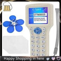 Đầu đọc thẻ thông minh RFID + Móc khóa / Thẻ 5XCUID Bộ sao chép RFID 125K 13.56 MHz IC / ID Key Writer Bộ sao chép RFID