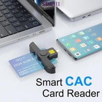 Đầu đọc thẻ thông minh SDHI USB-C IC cho thẻ ngân hàng Thẻ ID Bộ chuyển đổi thẻ SIM Type-C di động cho điện thoại Máy tính xách tay PC Filing Ts CAC (vn)