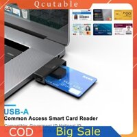 Đầu đọc thẻ thông minh USB cho thẻ ngân hàng Đầu nối SIM ID CAC cho máy tính PC