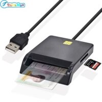 Đầu đọc thẻ thông minh USB SIM cho thẻ ngân hàng IC / ID EMV TF MMC Cardreaders USB-CID ISO 7816 cho Windows 7 8 10 Linux OS
