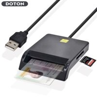 Đầu đọc thẻ thông minh USB SIM cho thẻ ngân hàng IC / ID EMV TF MMC Cardreaders USB-CID ISO 7816 cho Windows 7 8 10 Linux OS