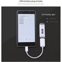 Đầu đọc thẻ từ 125Khz RFID cho điện thoại android cổng micro usb tặng kèm cổng chuyển USB sang Micro  1431 USB