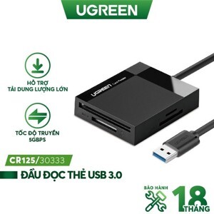 Đầu đọc thẻ USB 3.0 Ugreen 30333