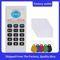 Đầu đọc và ghi thẻ IC RFID + Thẻ / Móc khóa 5XIID 125Khz-13,56MHZ Sao chép RFID Đầu đọc thẻ thông minh IC ID Duplicator