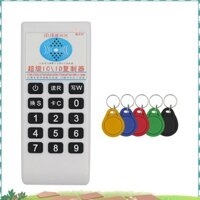 Đầu đọc và ghi thẻ IC RFID + Móc khóa 5XIID 125Khz-13,56MHZ Máy sao chép RFID Đầu đọc thẻ thông minh IC ID Duplicator ncsqkjyx