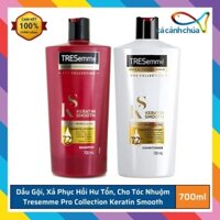 Dầu dội phục hồi hư tổn và giành cho tóc nhuộm Tresemme Protection Collection Keratin Smooth 700ml