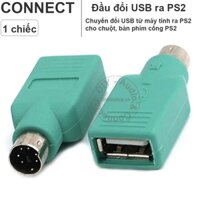 Đầu đổi PS2 ra USB cắm chuột USB cho náy tính cổng PS2 - PS2 to USB adapter