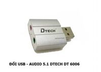 ĐẦU ĐỔI USB -> AUDIO 5.1 DTECH (DT – 6006)