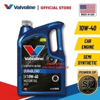 Dầu Động Cơ Bán Tổng Hợp Cao cấp Cho Xe Oto Valvoline Durablend SP 10W-40 4L