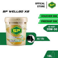 Dầu động cơ Diesel 4 kỳ Saigon Petro -  SP WELLGO X2 - 20W50 - Chuyên dành cho xe tải nặng đường dài