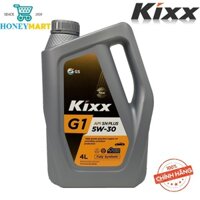 Dầu Động Cơ Xăng Kixx G1 API SN Plus 5W30 4L Thùng Nhựa Triple Double HONEYMART