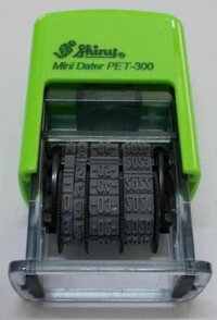 Dấu đóng ngày tháng năm liền mực Shiny Pet300 Dater Stamp