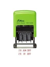Dấu đóng ngày tháng năm liền mực Shiny S300 Dater Stamp